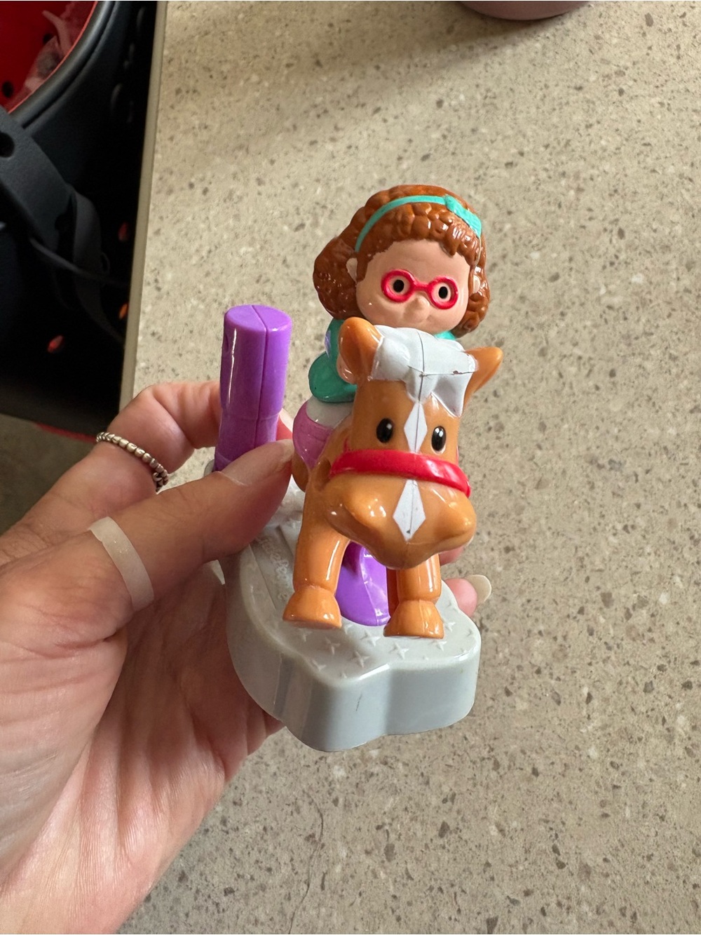 Little People 2004 Maggie Riding Horse Ride McDonald’s Collab